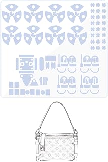 Hardware Protective Film, Compatible with LV Side Trunk PM/MM Purse Hardware Sticker Transparent, Anti-Scratch, Clear