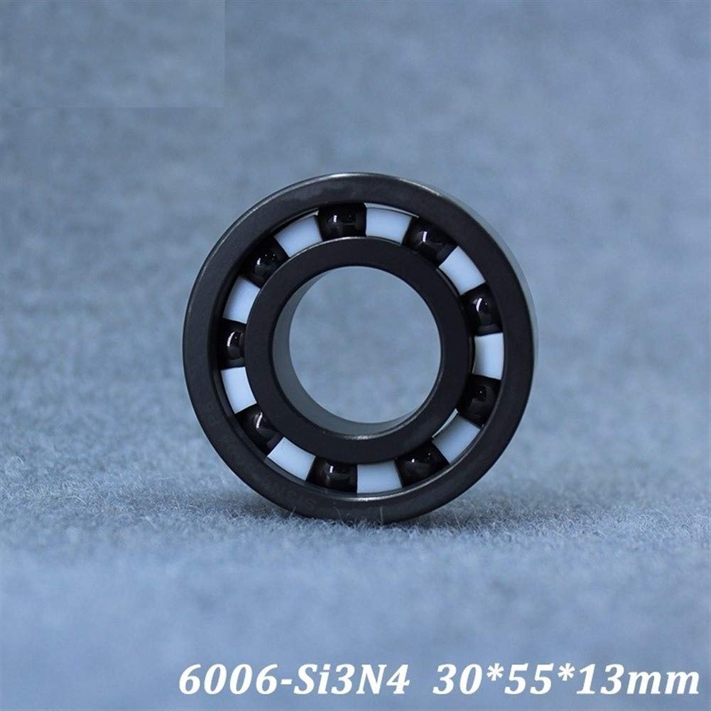 Rodamiento cerámico 6006 Si3N4: rodamientos de bolas de nitruro de silicio de alto rendimiento de 30 x 55 x 13 mm for condiciones extremas.