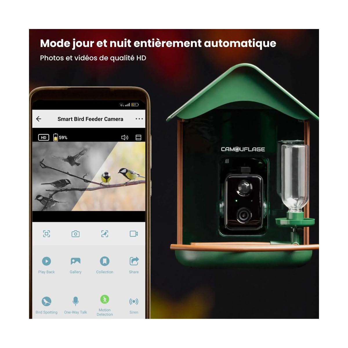 Camouflage - EZ Birdfeed Smart Futterstation