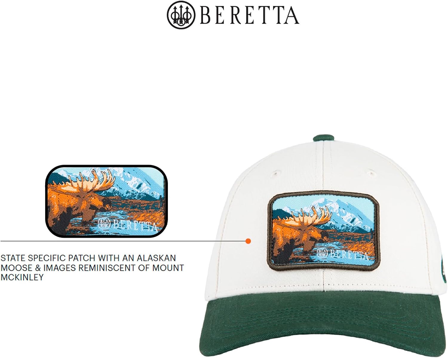 Beretta Men's USA 250th Anniversary Hat - Limited Edition Patriotic State Initials Embroidered Baseball Cap, Adjustable Fit