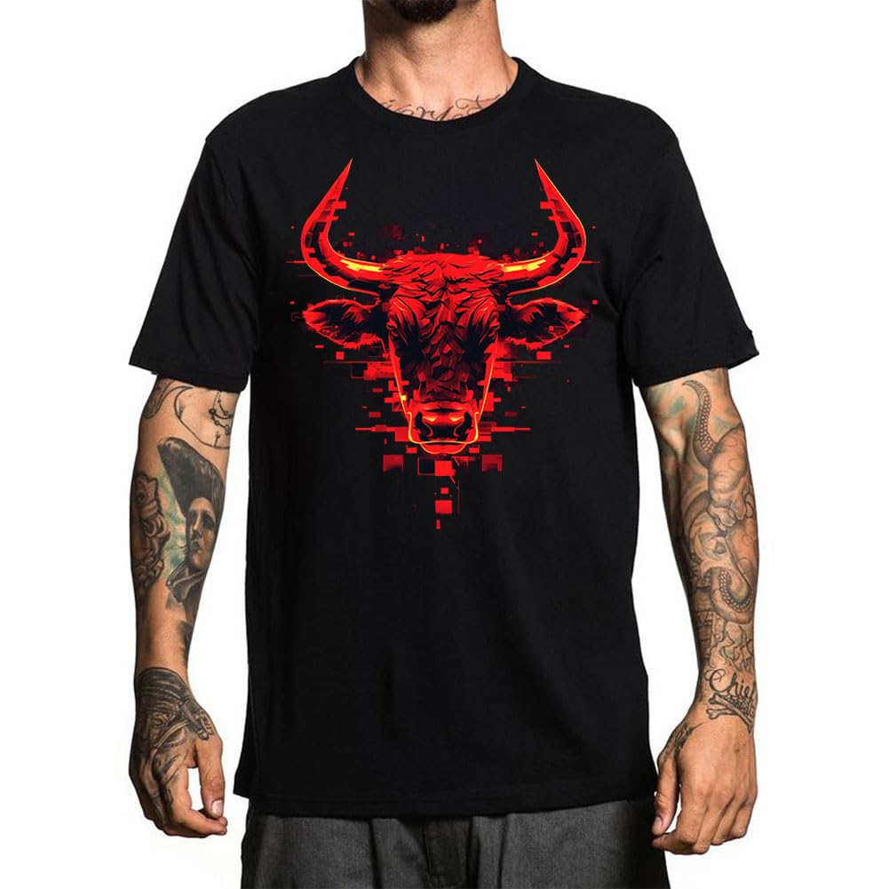 EDGMMMen T-Shirt,Men Graphic Tee,Cotton Breathable Casual T-Shirt Suitable for Adult Men S-3XL