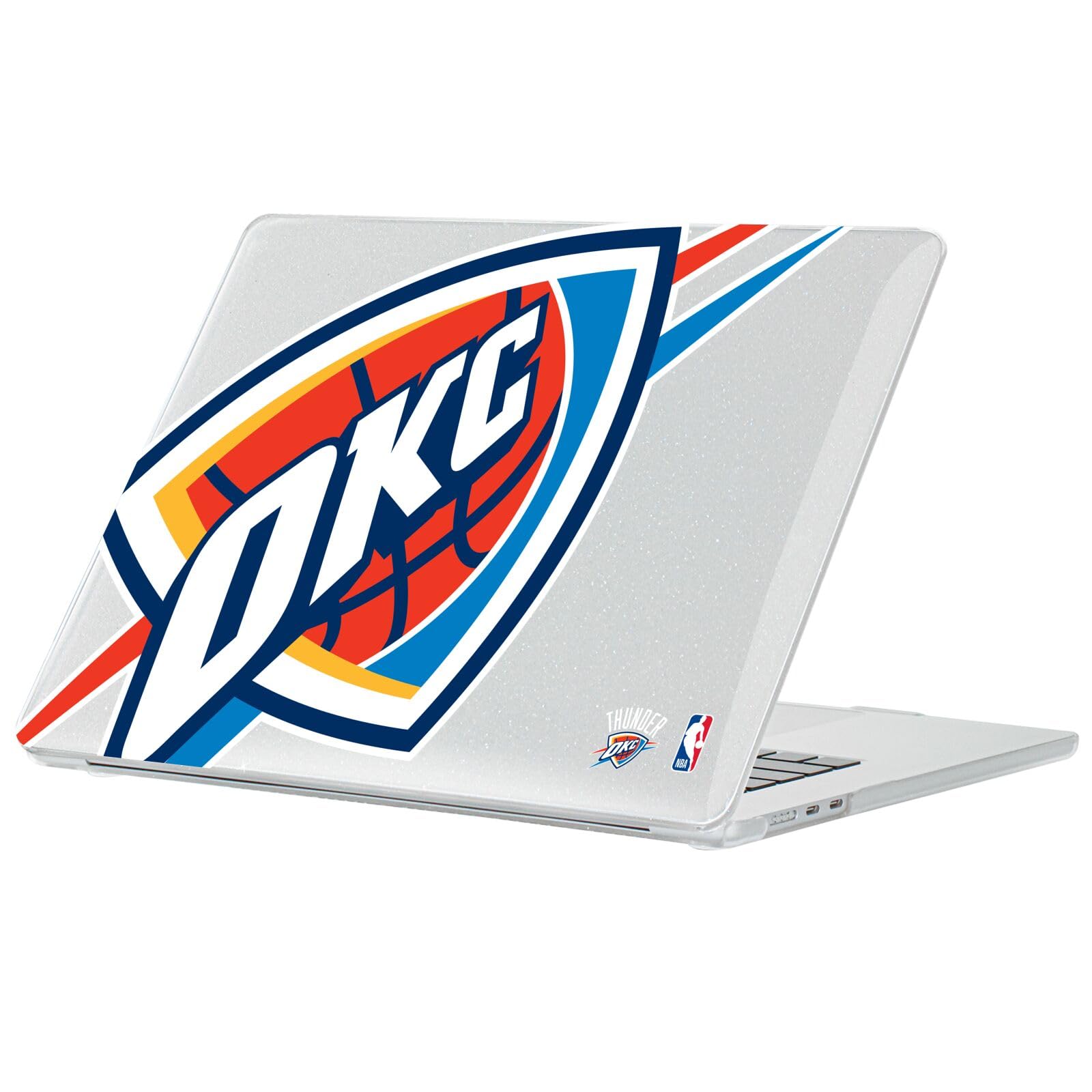 Coque MacBook Air 13.6 anti-rayures pailletée NBA Thunder - 8