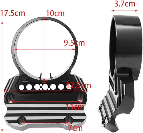 Miniatura 3 de Motocicleta negro instrumento soporte velocímetro reubicación cubierta para Harley Sportster XL883 Custom Low 1200