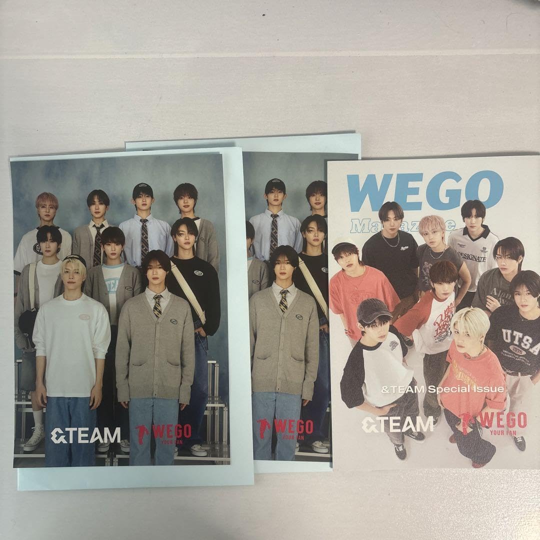 Amazon | WEGOノベルティ ウィゴー特典 &TEAM ポストカード2枚