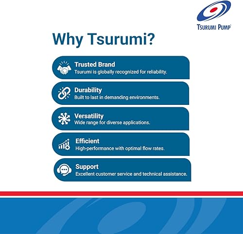 Miniatura 5 de Tsurumi LB-480-62 Luz bomba de desagüe sumergible compacta 2 pulgadas 23 HP