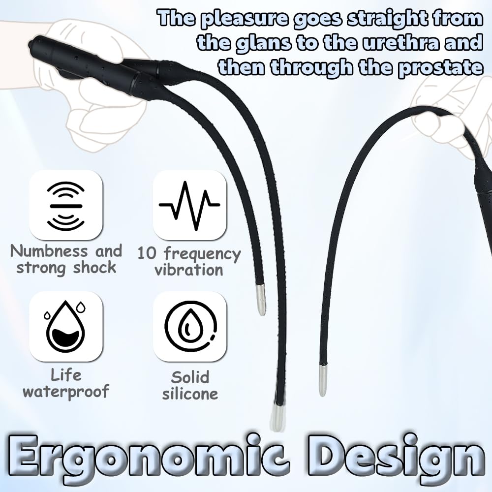 Amazon.com: KSOCOEY 13.78" Extra Long Vibrating Urethral Sound Sex Toys for  Male, Bullet Vibrator Penis Urethra Plug Cock Dilator Vibrators with 10  Vibration Modes Adult Sex Toy for Men Senior Urethra Player (