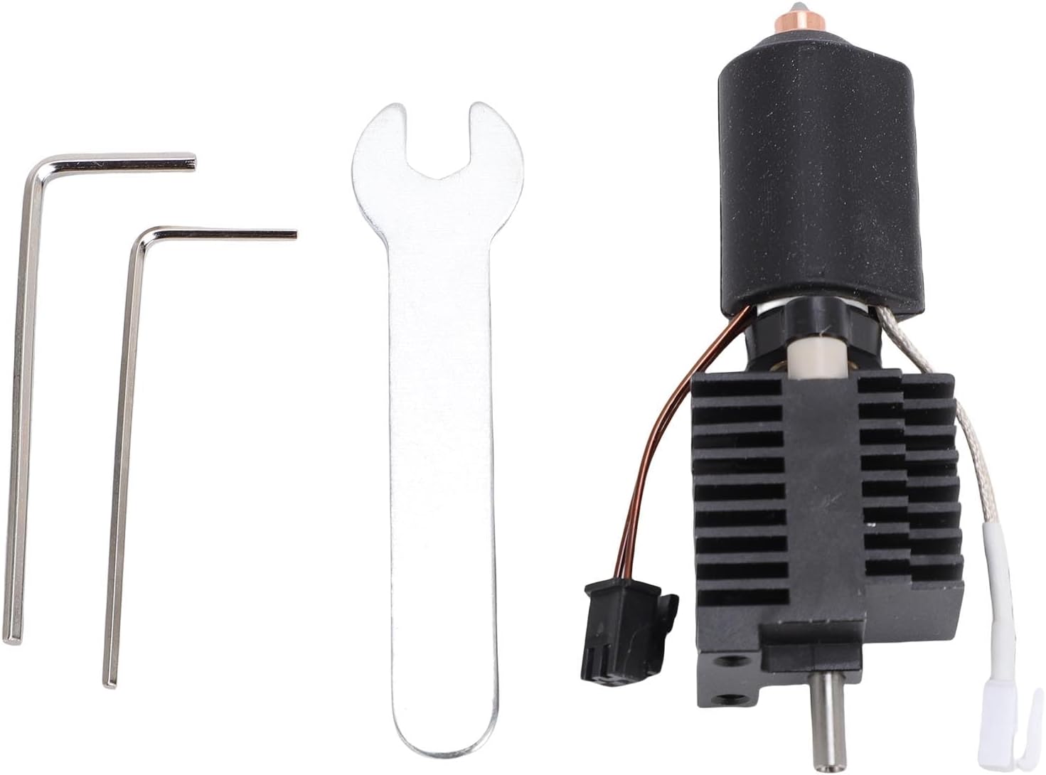 Eujgoov 3D Printer Hotend Kit 0.4mm Nozzle Ceramic Heater Replacement for K2 Plus 3D Printer