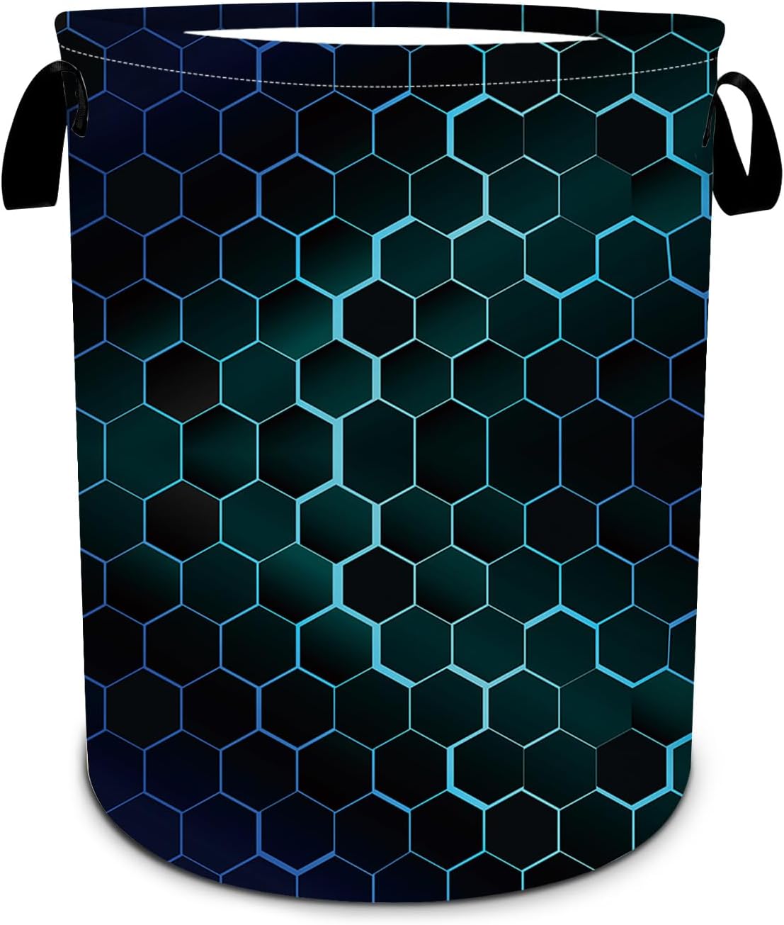 Black Red Polka Dot Laundry Basket, Cute Bow Tie Laundry Hamper Foldable Waterproof Funny Tote Bag Dirty Clothes Storage Bucket Toy Organizer for Bathroom/Laundry/Bedroom 15.7"x19.6"