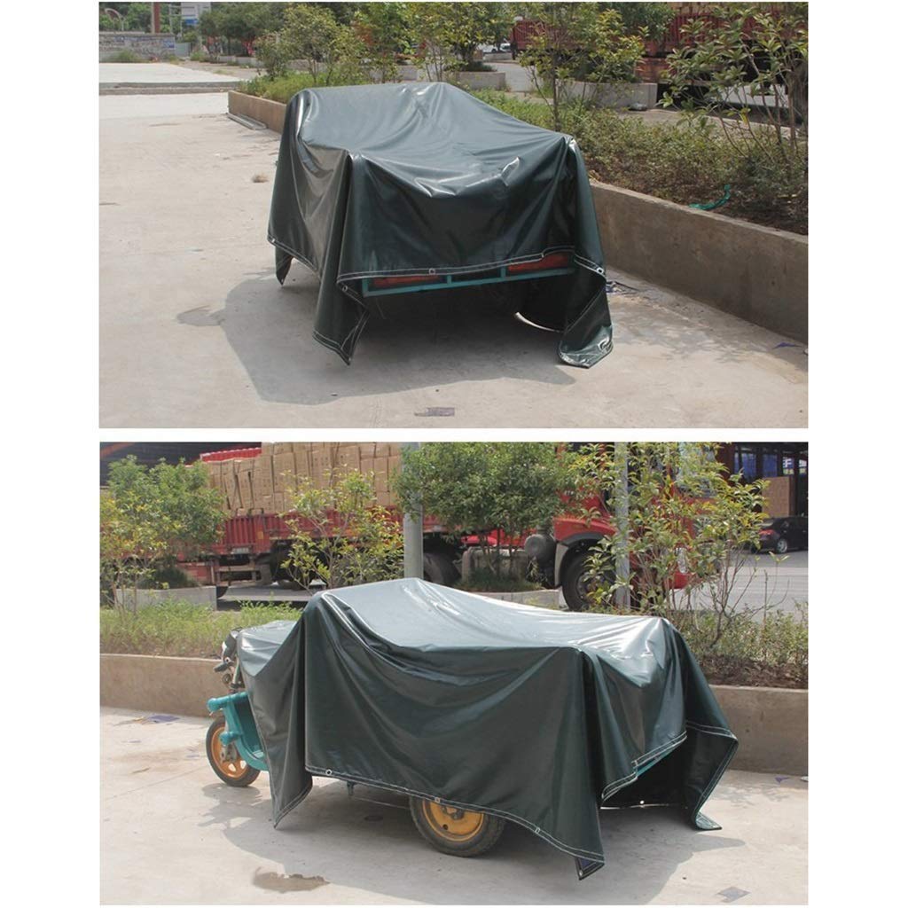 MTYLX Outdoor-Multifunktions-Plane, Feuerändige Mit Oesen Flammenhemmende Blatt Wasserdicht Shed Tuch Regenschutz-Markise,3Mx4M,3Mx4M 