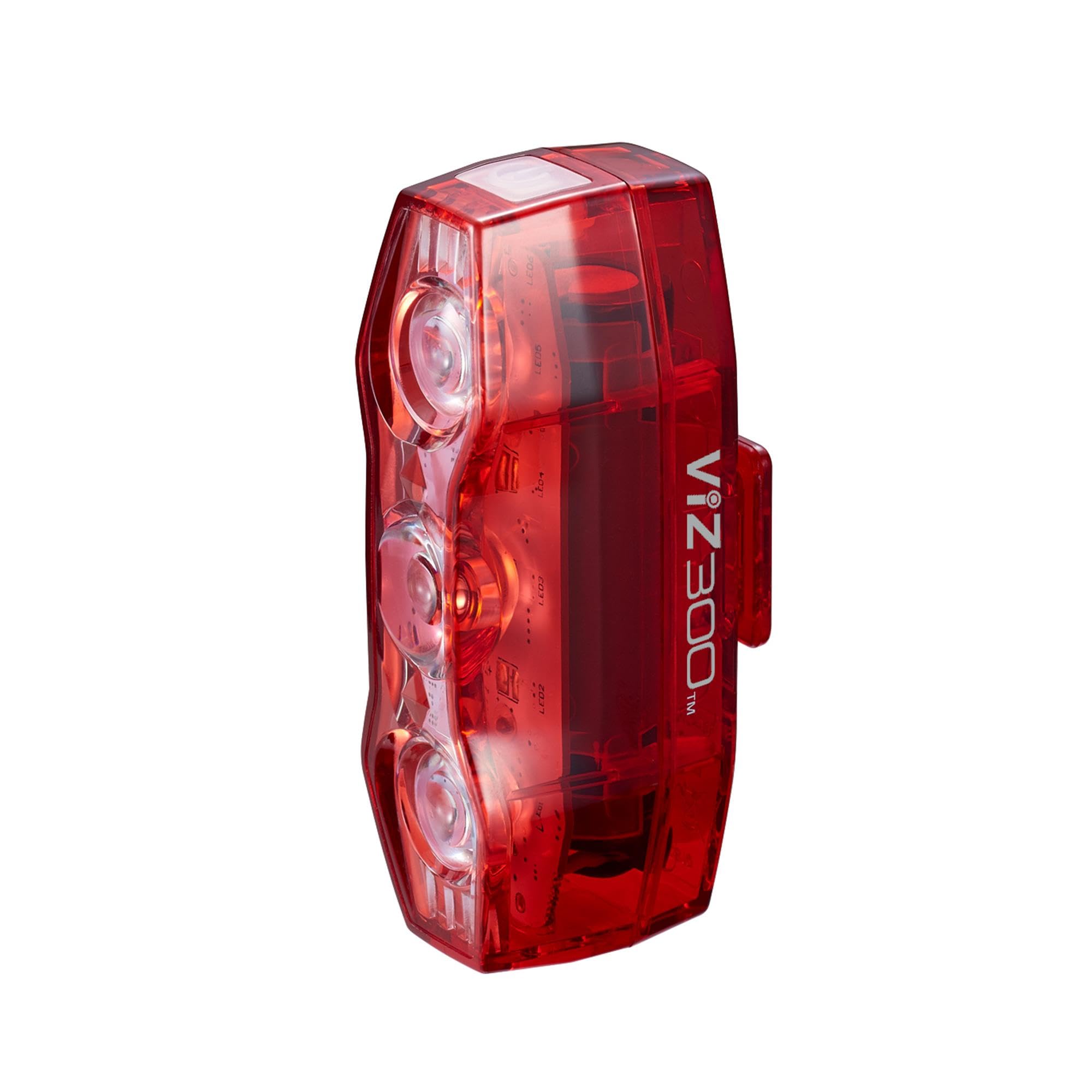 Cateye VIZ 300 Rear Cycle Bike Light (USB-C)