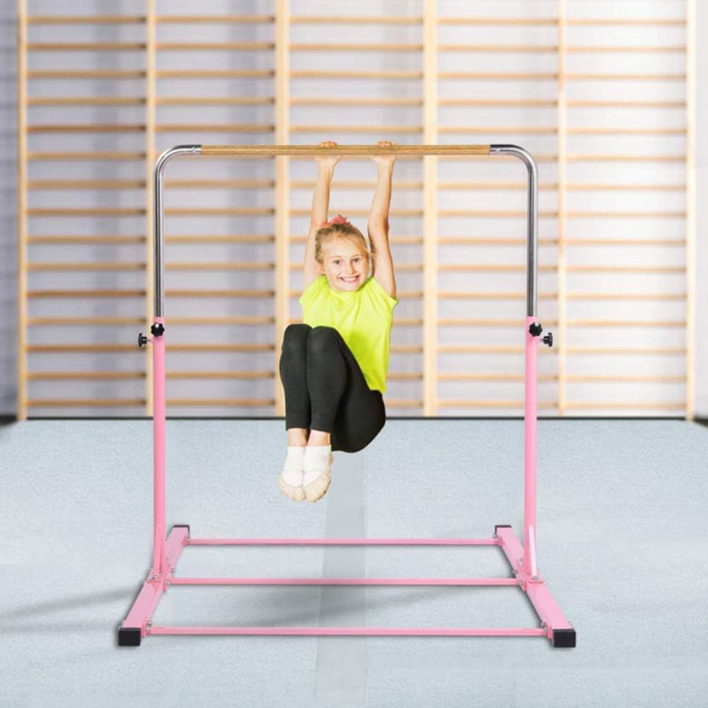 Adjustable bar for Kids Gymnastics, Horizontal bar Equipment for Home Fitness for Home Sports, Free Pull-up Horizontal bar for Gymnastics