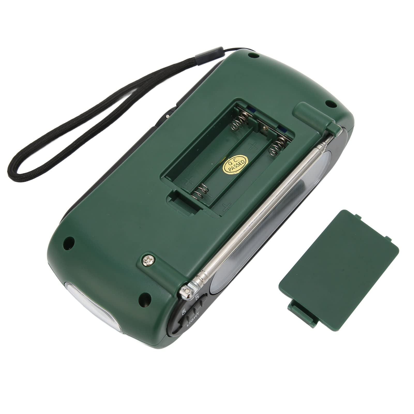Bewinner Radio solaire à manivelle AM//SW pour l'extérieur, lampe de poche LED, batterie externe portable, pour les urgences extérieures