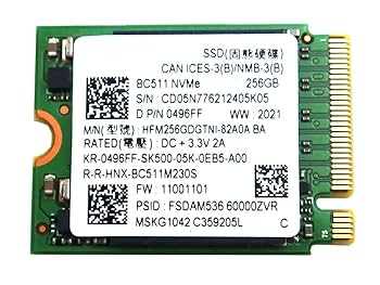 Amazon.com: Solid State Drive HFM256GDGTNI-82A0A Compatible