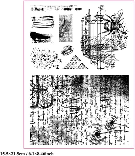 Miniatura 8 de Patrón de fondo de hojas de palma tropicales, sellos transparentes de orquídea con fondo de flores de orquídea, sellos transparentes para decoración