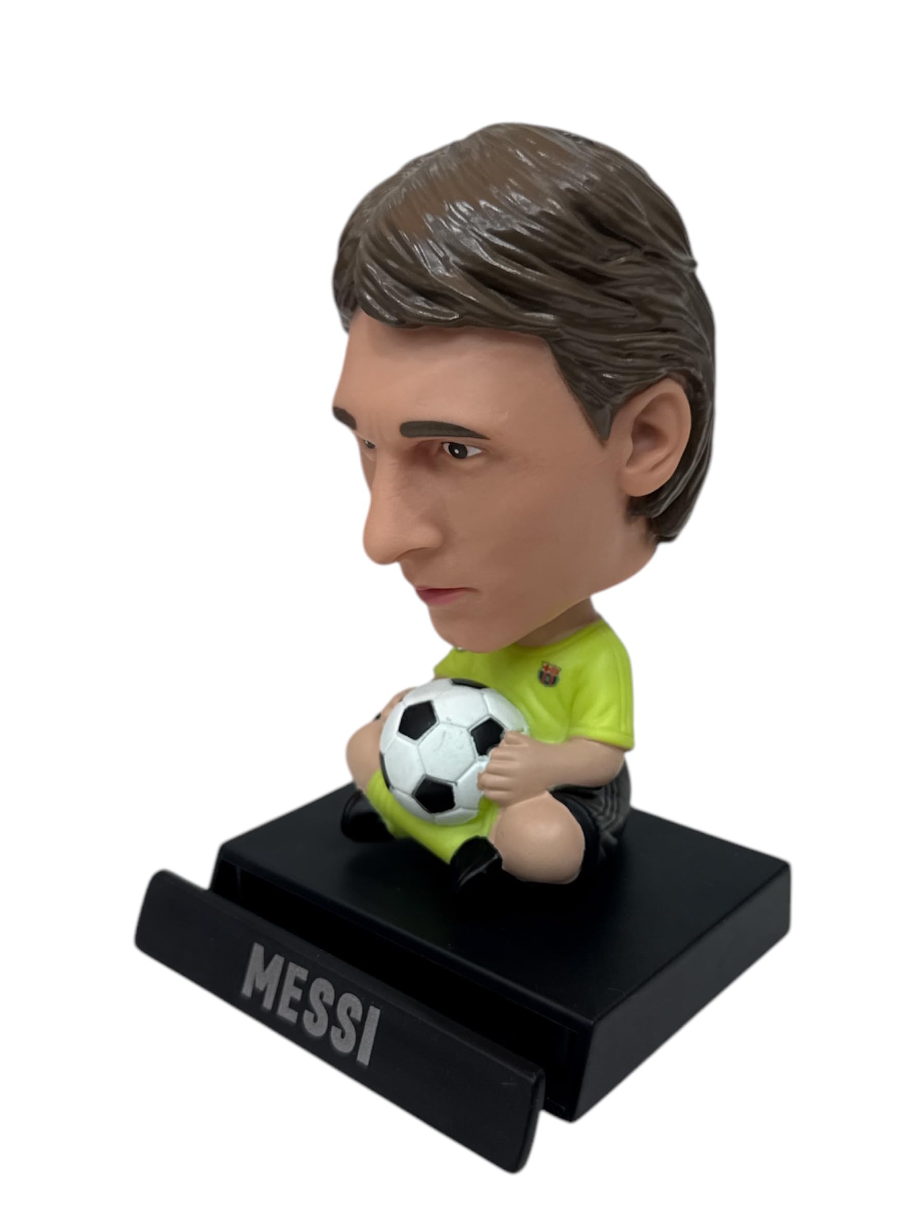 AUGEN Super Hero Messi F Action Figure Limited Edition Bobblehead with Mobile Holder for Car Dashboard, Office Desk & Study Table (Pack of 1) 1