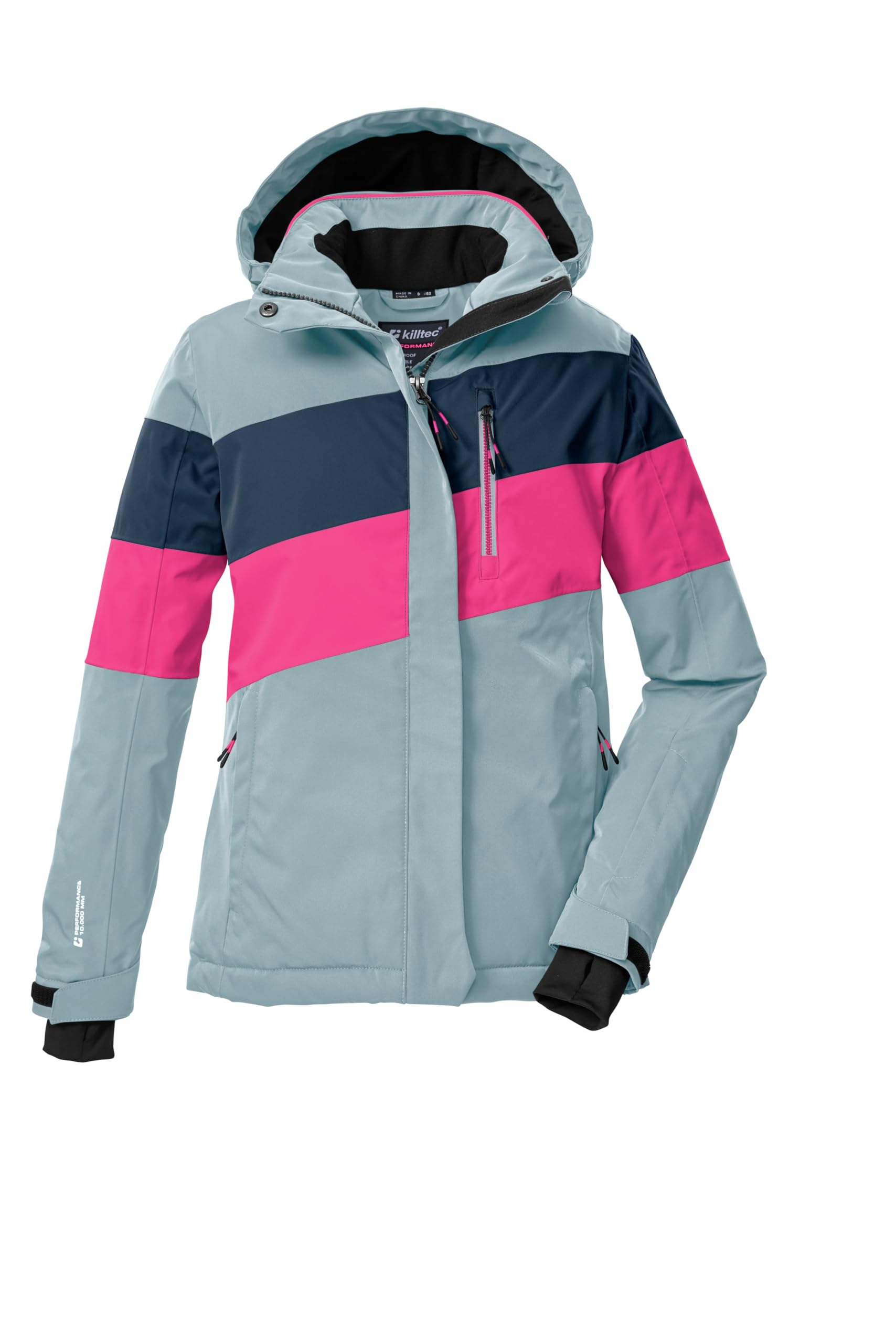 Killtec Ksw 197 Grls Ski Jckt Chaqueta de esquí/chaqueta funcional con capucha y protección contra la nieve Niñas
