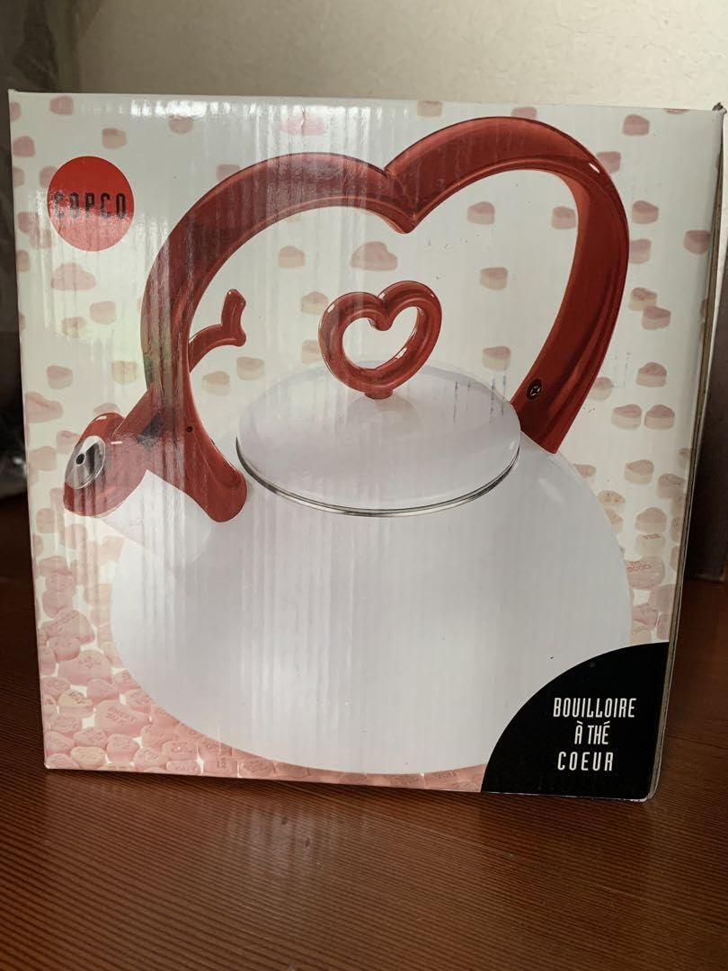 COPCO ハートケトル 2.5クォート 新品白