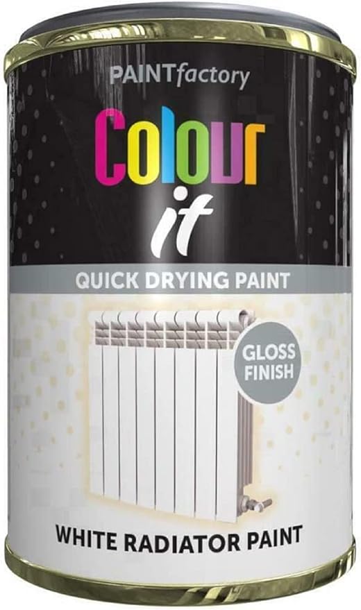 MUSAN White Radiator Tin 300ml Quick Dry For Interior & Exterior