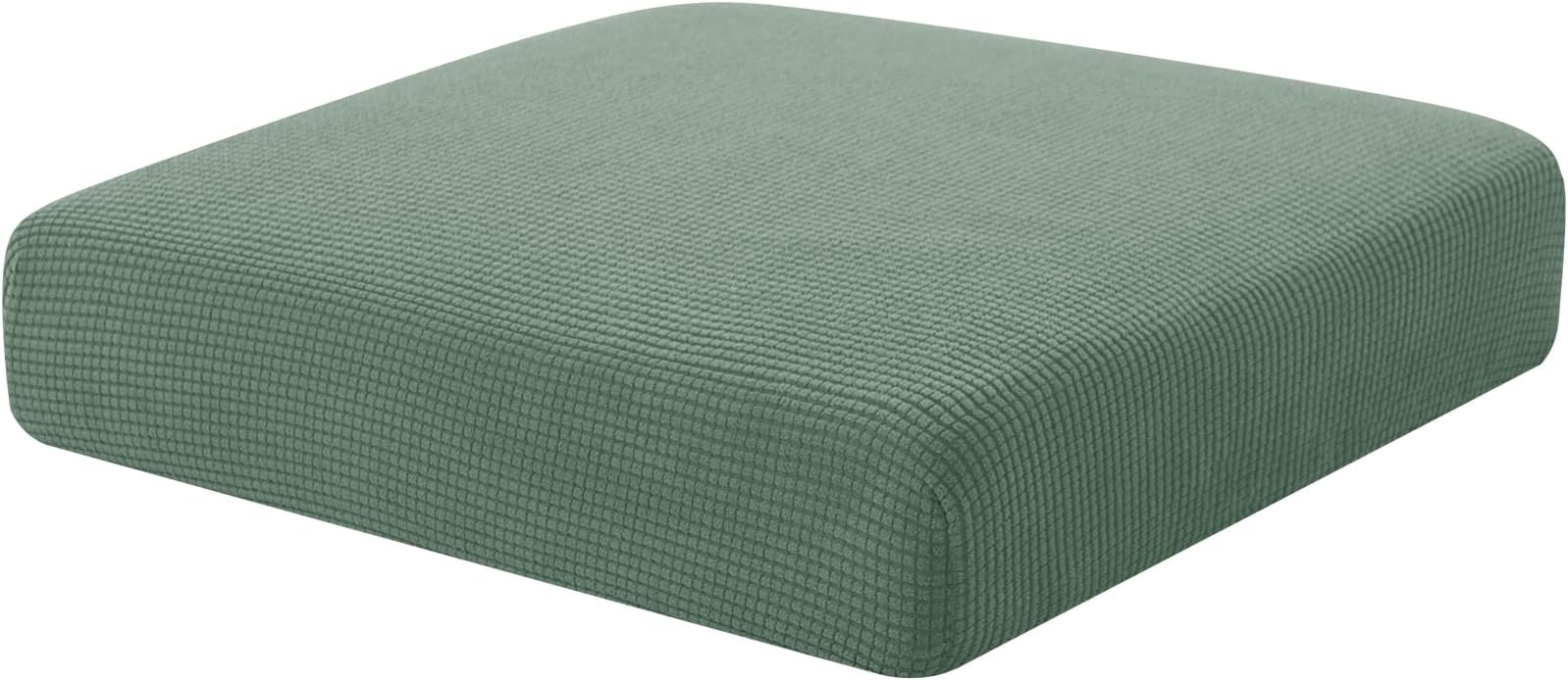 Hokway Couch Cushion Covers Stretch Cushion Covers Sofa Seat Cushion Slipcover Cushion Protector(Celadon, Small)