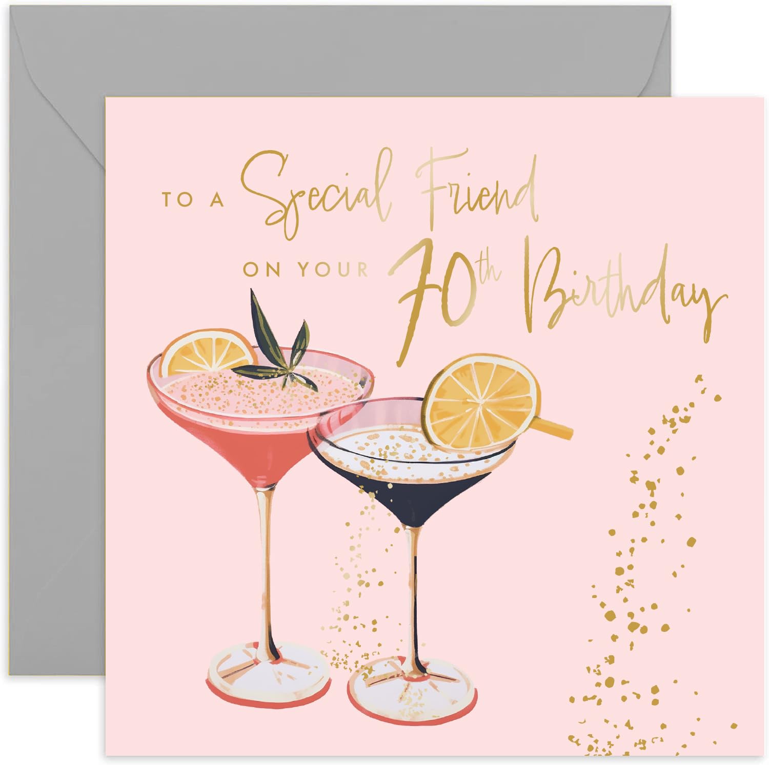 Old English Co. Special 70th Birthday Card for Female Friend - Best ...