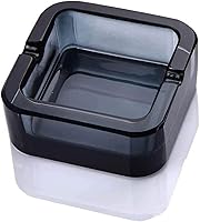 Vista 12 de Cenicero, cenicero de cristal (amarillo, pequeño)