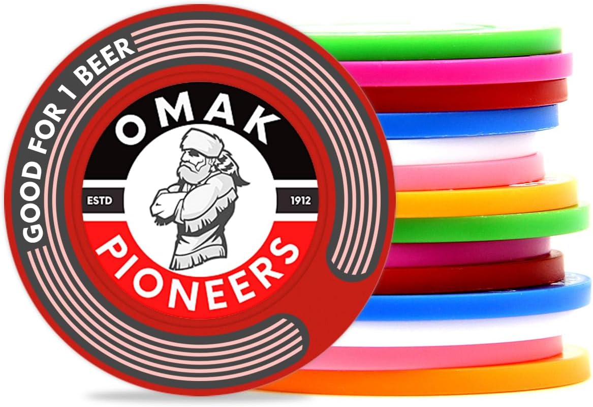 100 Custom Poker Chips, 37mm, Print with Your Logo or Text