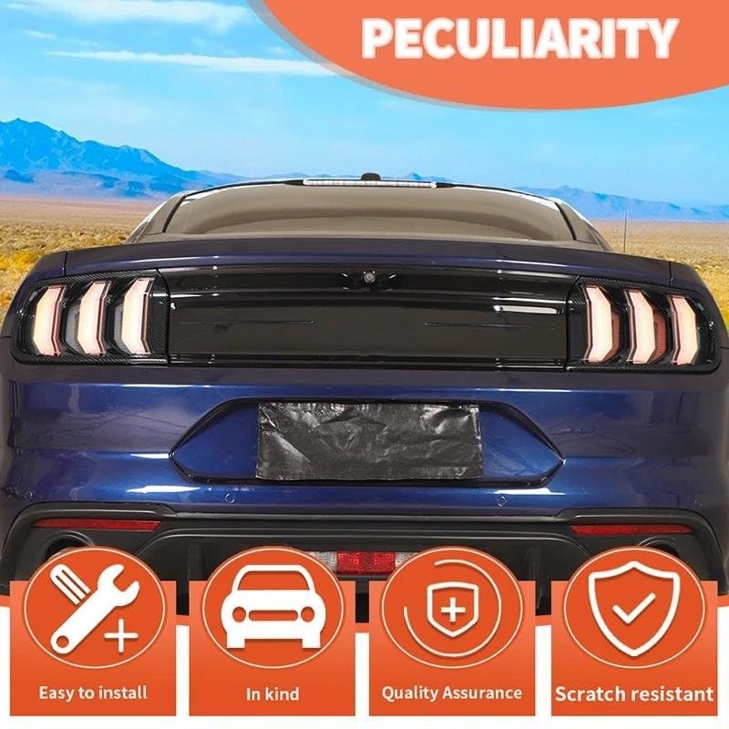 Couvercle de feu arrière avec bordure de protection extérieure Mustang