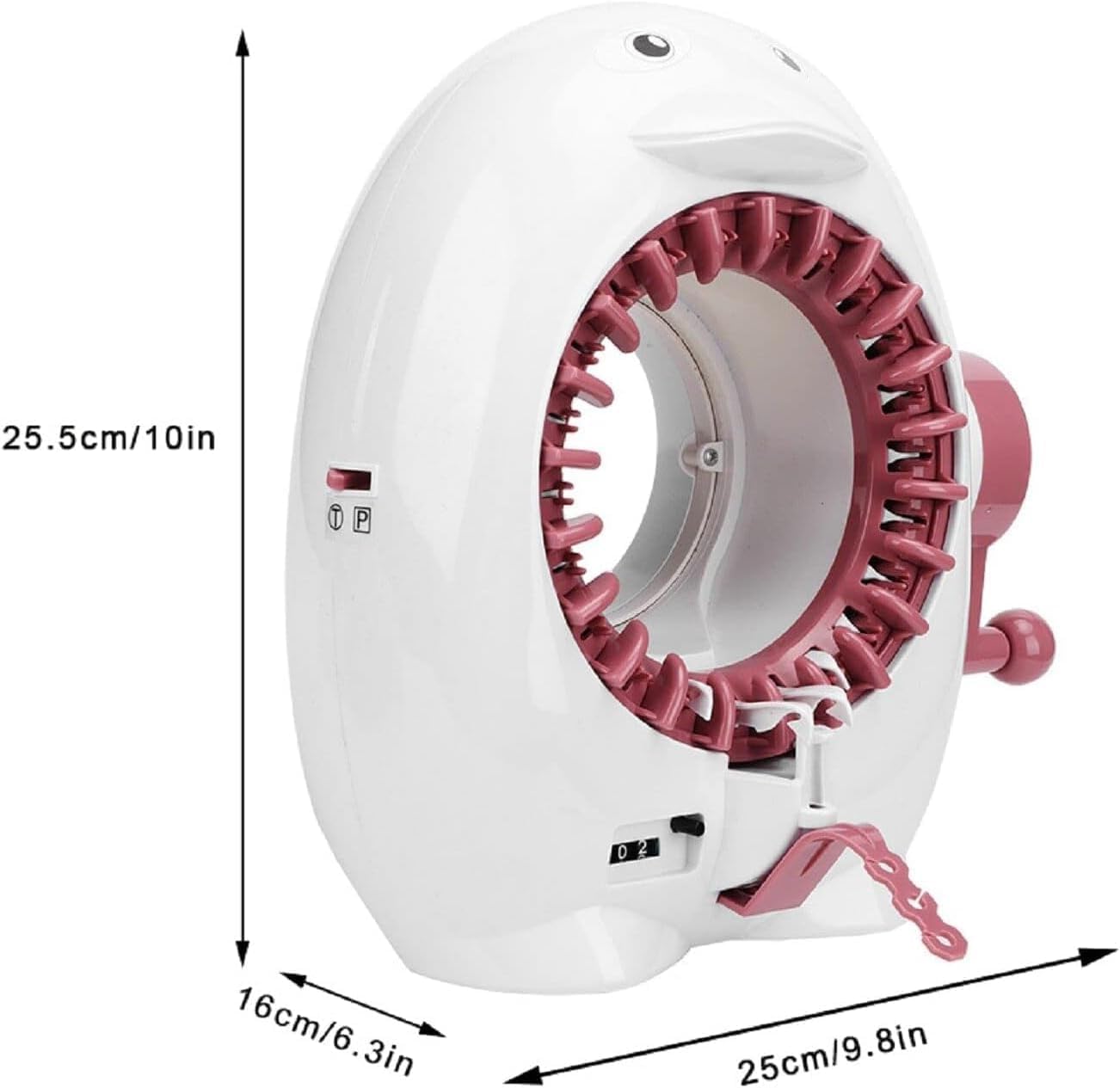 DHZSTIA Knitting Machine 22 Needles, Weaving Loom Round Knitting Machines, Board Rotating Double Weaving Machine kit for Dults or Kids Scarf Hat Sock, 22j3, 22 pin(j3)
