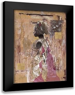 ArtDirect - Wiley, Marta 14x18 Black Modern Framed Art Print Titled: In Solitude- Dark