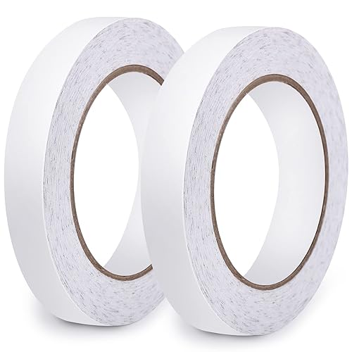 Outus Cinta adhesiva de doble cara para dobladillo, cada una de 54.6 yardas, sin planchado, para alteraciones de pegado de ropa, tela, vestido, tela