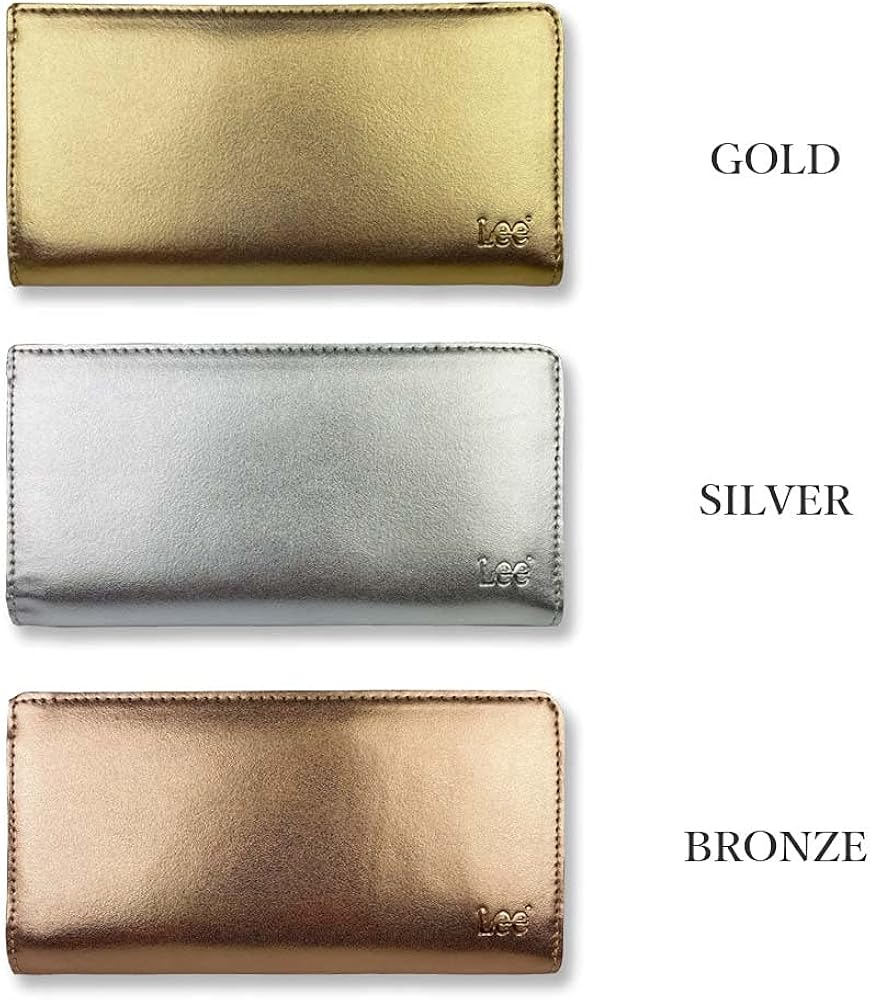 Amazon | 【全3色】 Lee リー メダルカラーデザイン 本革 L字