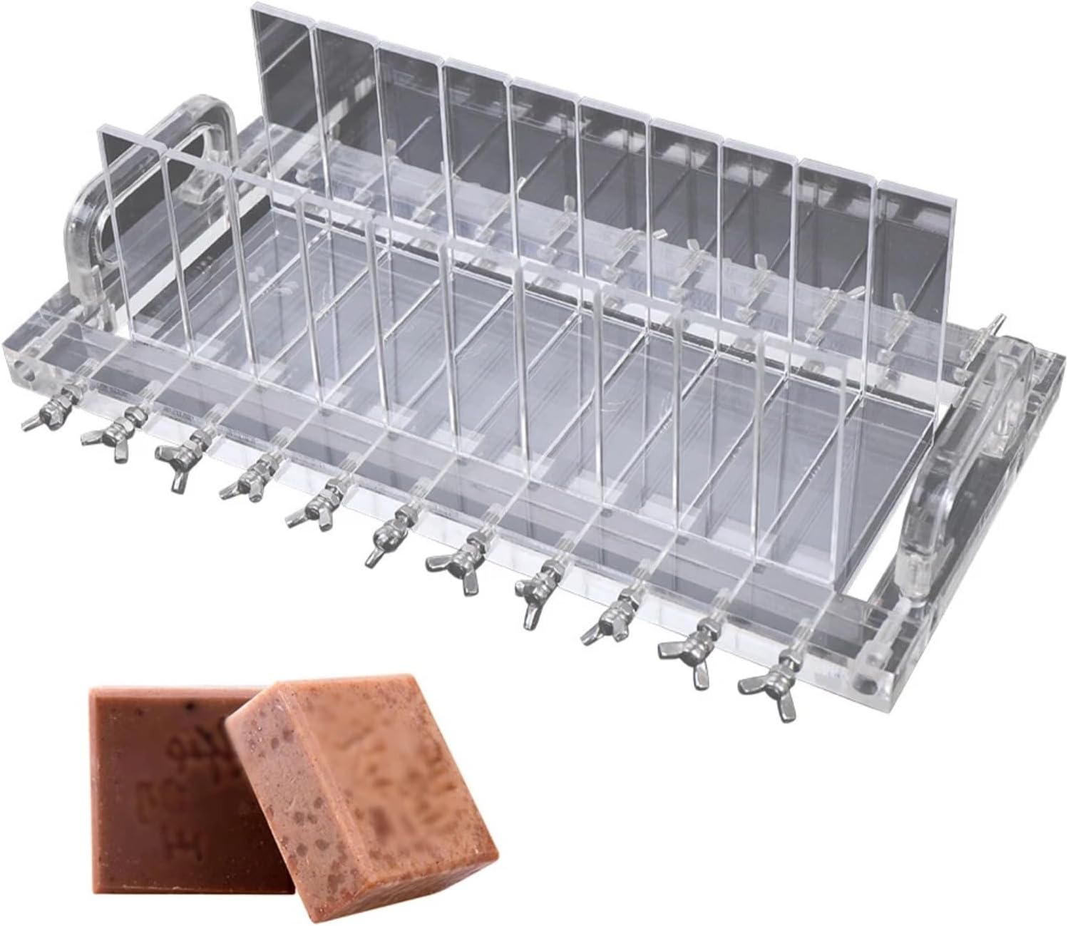 Soap Cutting Tool, Acrylic Soap Cutter Slicer Machine with Wire Cutter, DIY Soap Making Candles Trimming Cheese Cutting Tool Handmade Soap Making