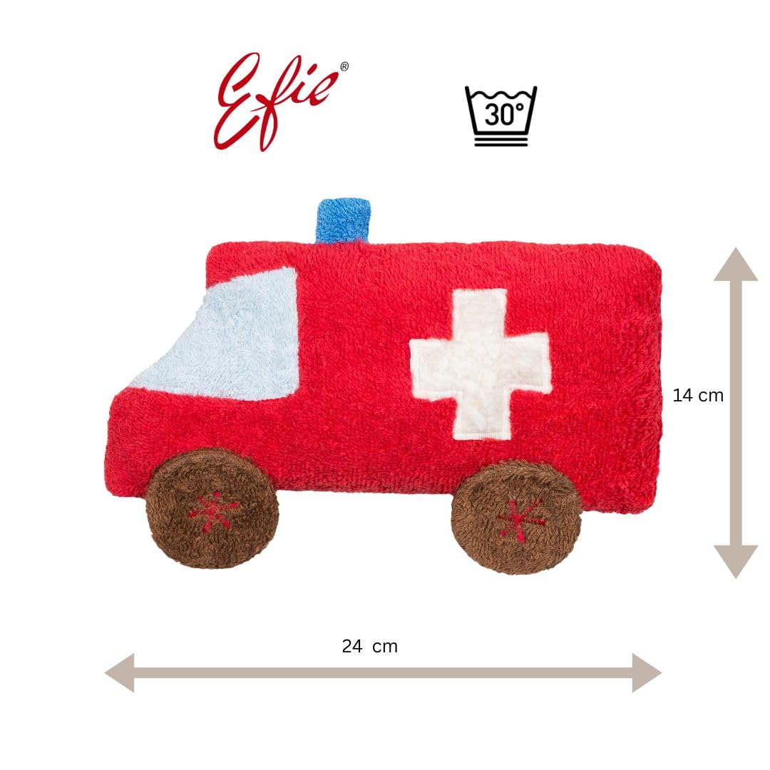 Efie Kirschkern-Bio-Wärmekissen Auto/Ambulanz, kontrolliert biologischer Anbau (organic), Made in Germany