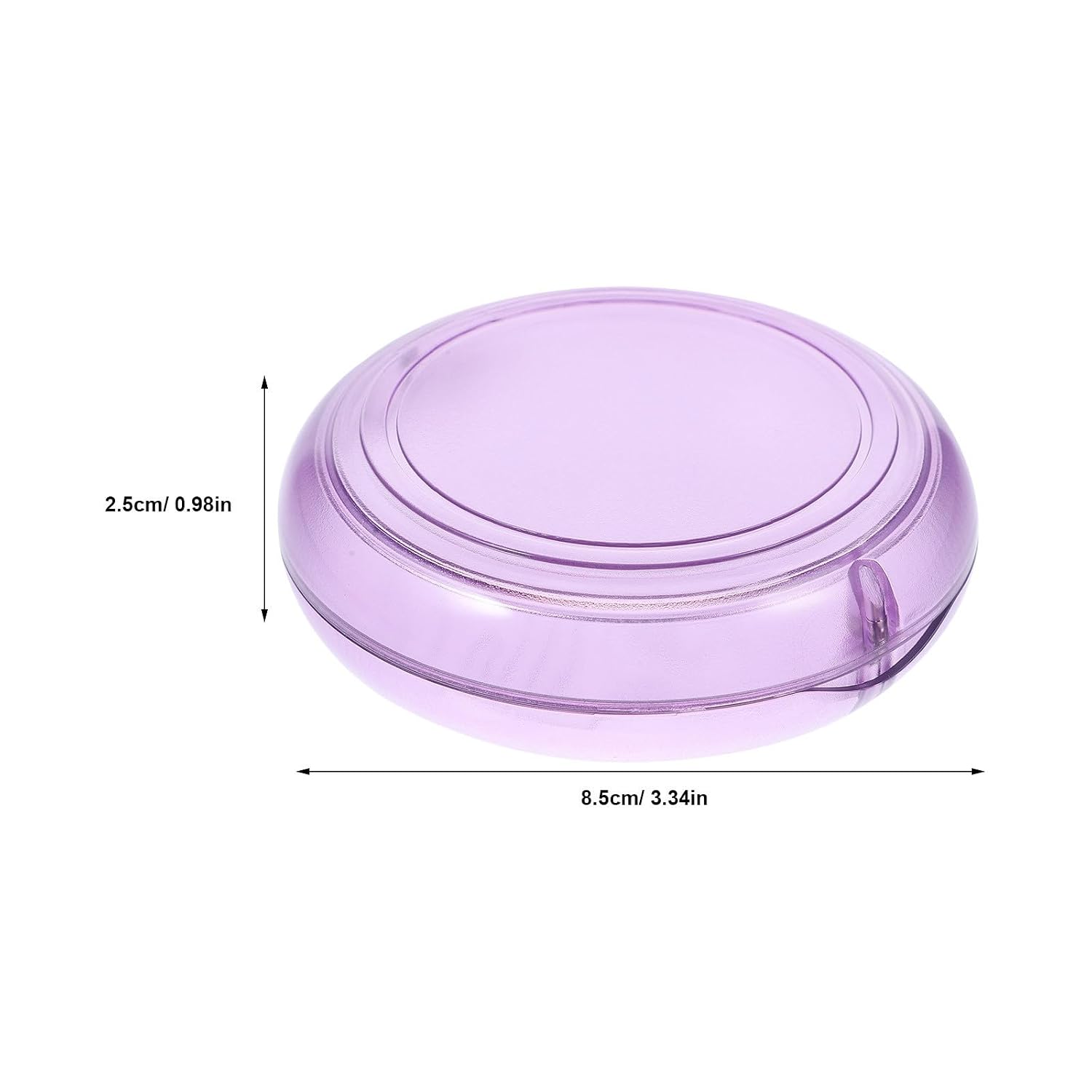 Portable Retainer Case Box for Travel and School Purple PC