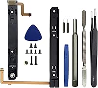Vista 1 de Original Right and Left Slide Rail Replacement,Replace Broken/Worn Slider Rails for Nintendo Switch OLED HEG-001 Console with Repair Screwdrivers kit