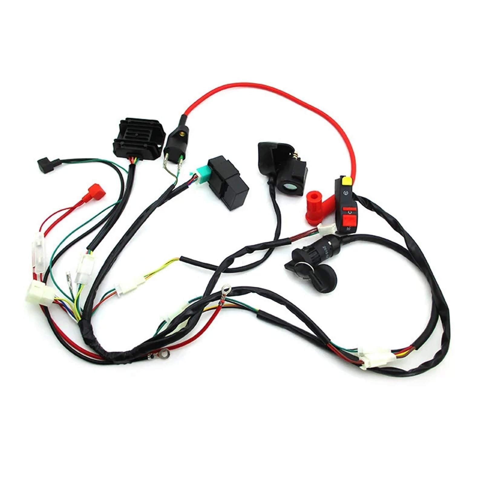 unidad CDI Kit de cableado con interruptor llave encendido CDI para Zongshen 190cc
