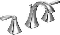 Vista 10 de Moen Voss - Llaves de baño de arco alto, dos llaves, centrado, níquel cepillado, T6905BN