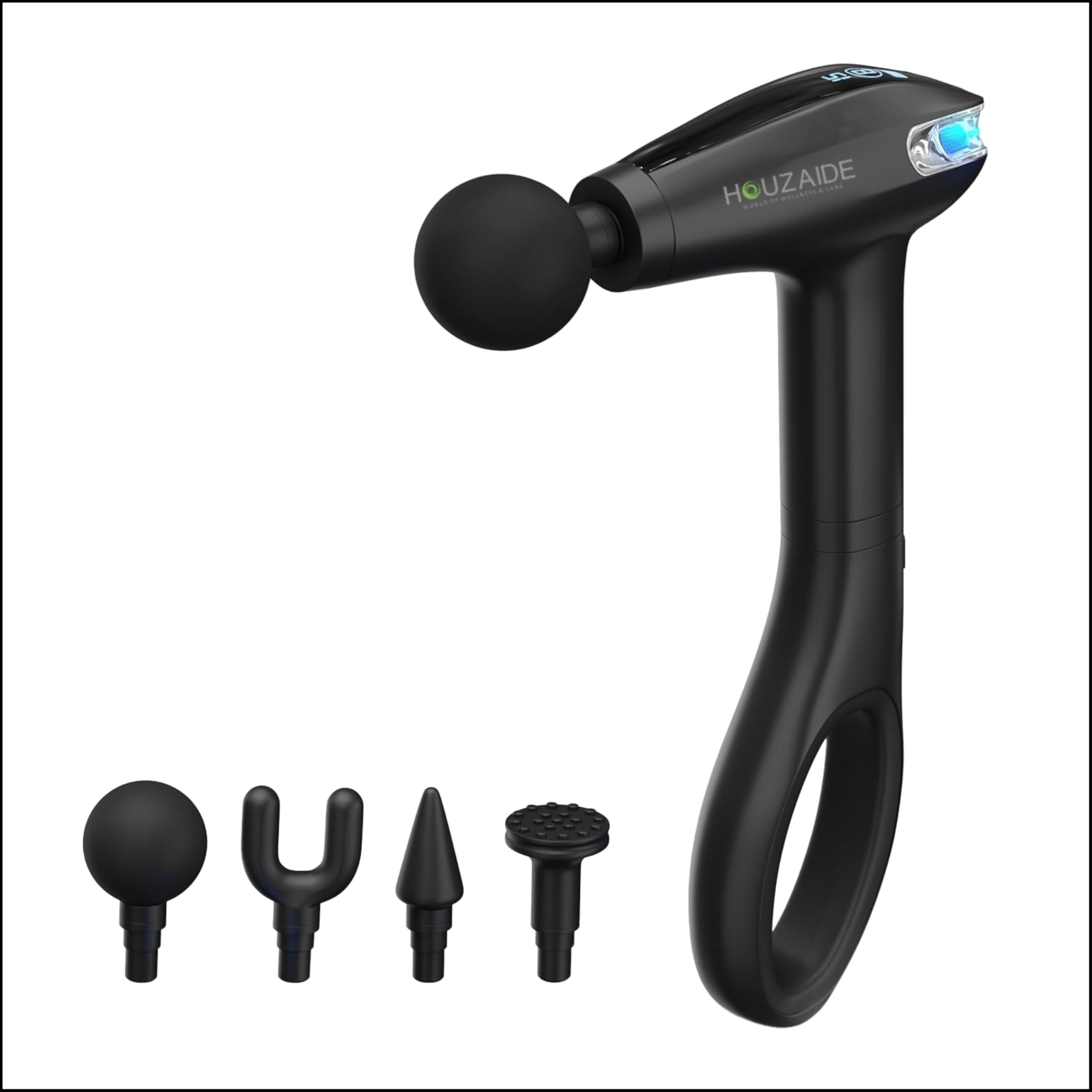 HOUZAIDE WORLD OF WELLNESS & CARE Deep Tissue Percussion Massage Gun for Athletes, Gym Enthusiast, Sports Person & Physiotherapist for Muscle Therapy, 99 Speeds, Includes 4 Massage Heads Christmas Gift option (B0CR6NSJX1) Amazon Price History, Amazon Price Tracker