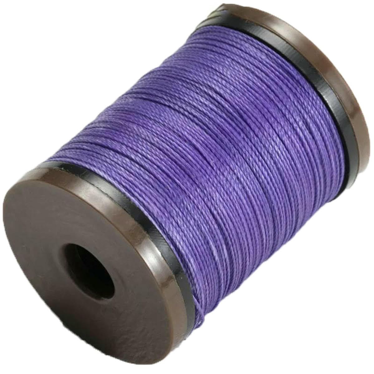 0.4/0.5/0.6/0.8mm Round Waxed Thread for Leather Craft Sewing and Jewelry Handmade Braided Polyester Cord Wax Coated Strings-35- Lavender-0.5mm 90m