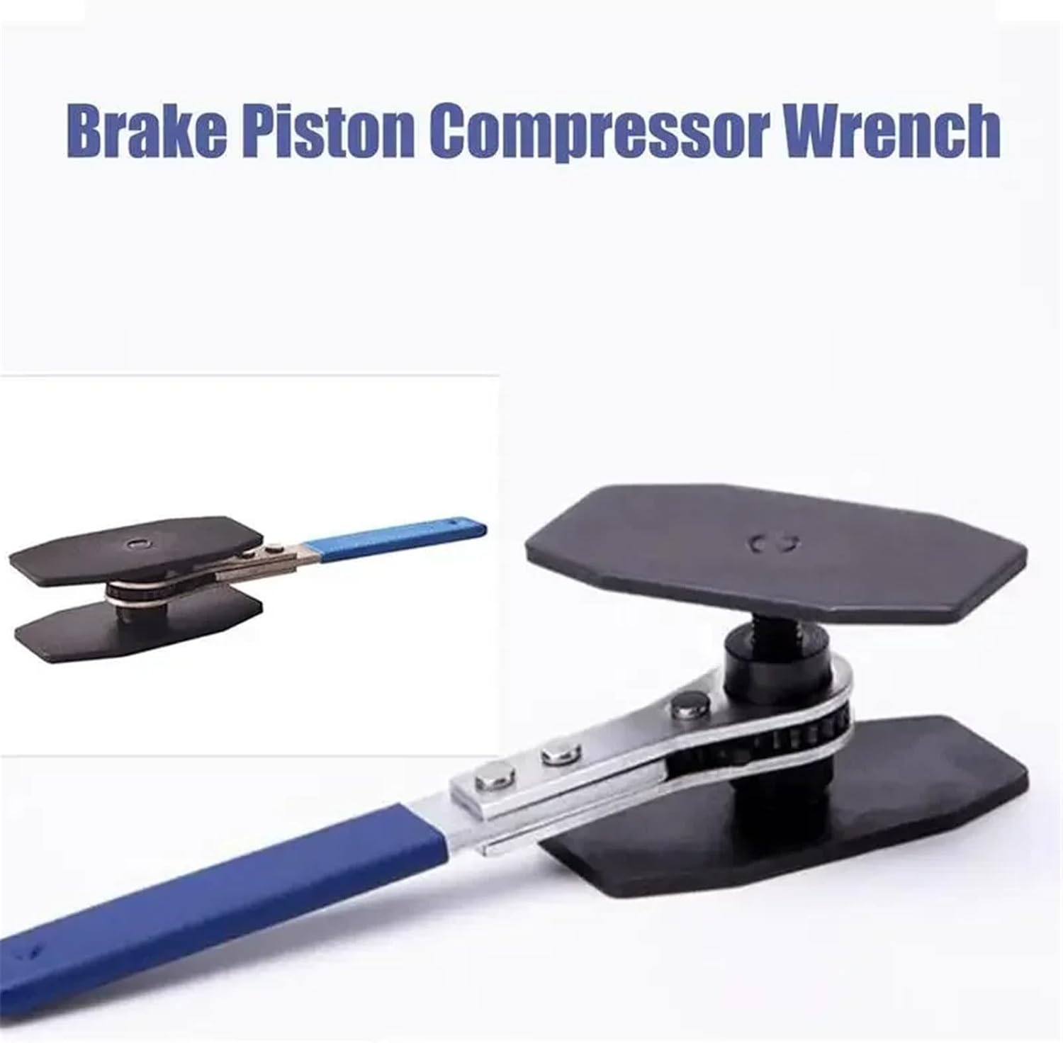 Ratchet Brake Piston Caliper Spreader Tool Stainless Steel Press Twin Quad Separator Pad Disc Repair Kits 1Pcs