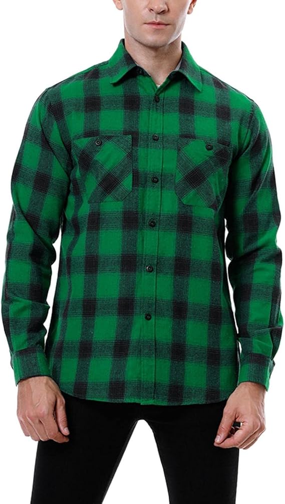 Amazon メンズ チェックシャツ Chenyoulan 長袖 シャツ 胸ポケット カジュアル スリム 男の子 オシャレ 格子シャツ コットン ビジネスシャツ おしゃれ 男性 Tシャツ チェック 柄 半袖 Yシャツ カラー トップス ウェア 上着 夏服 ファッション 通勤 シャツ 通販