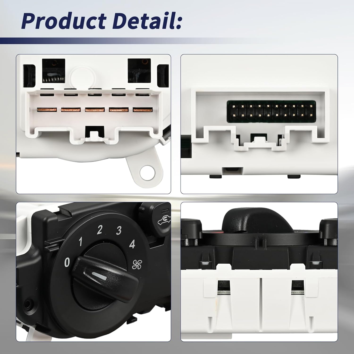 A/C Heater Climate Control Module CK4Z-19980-A Compatible with Ford Transit 150 250 350 350HD 2015 2016 2017 2018 2019 Replace CK4Z-19980-B,HVAC Control Module Switch