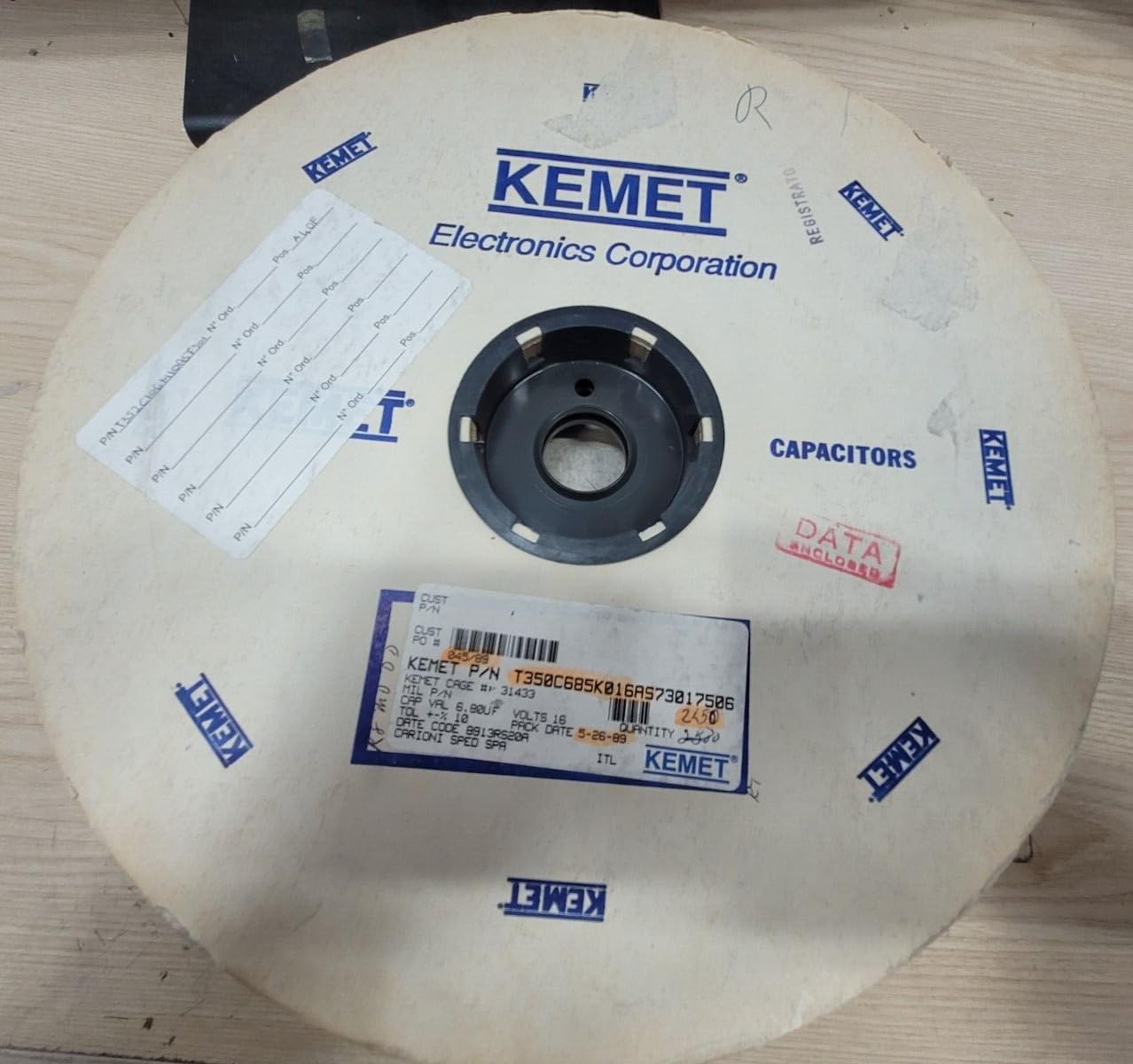 (1 PC) T350C685K016AS KEMET Compatible with CAP TANT 6.8UF 10% 16V RADIAL