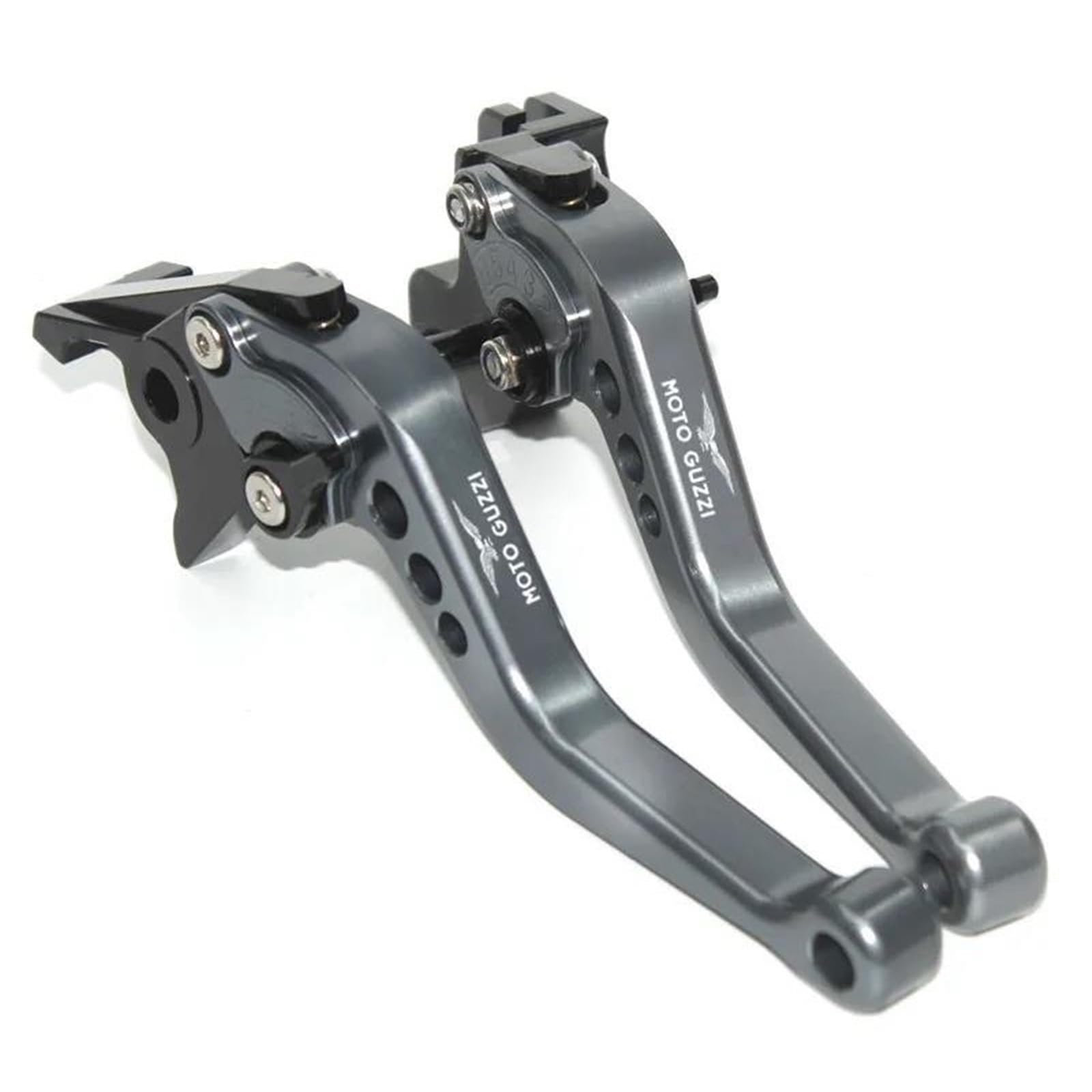 UYFYQECJY for Moto Guzzi Breva 850 1100 1200 Griso BREVA 1100 Norge 1200 GT8V CNC Motorcycle Adjustable Brake Clutch Levers Parts(Titanium-A)