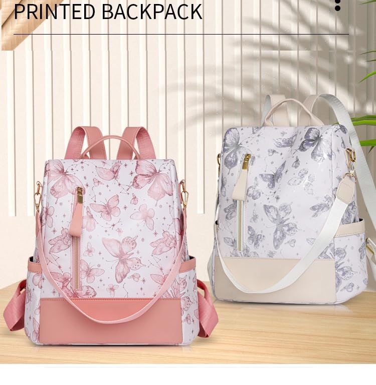 Image of MOCA Womens Girls Backpack Anti-theft Handbag Ladies Shoulder Bag School Bag Stylish Casual Daypacks Lightweight Rucksack for Outdoor Travel School Campus Shopping Bag for women Girl