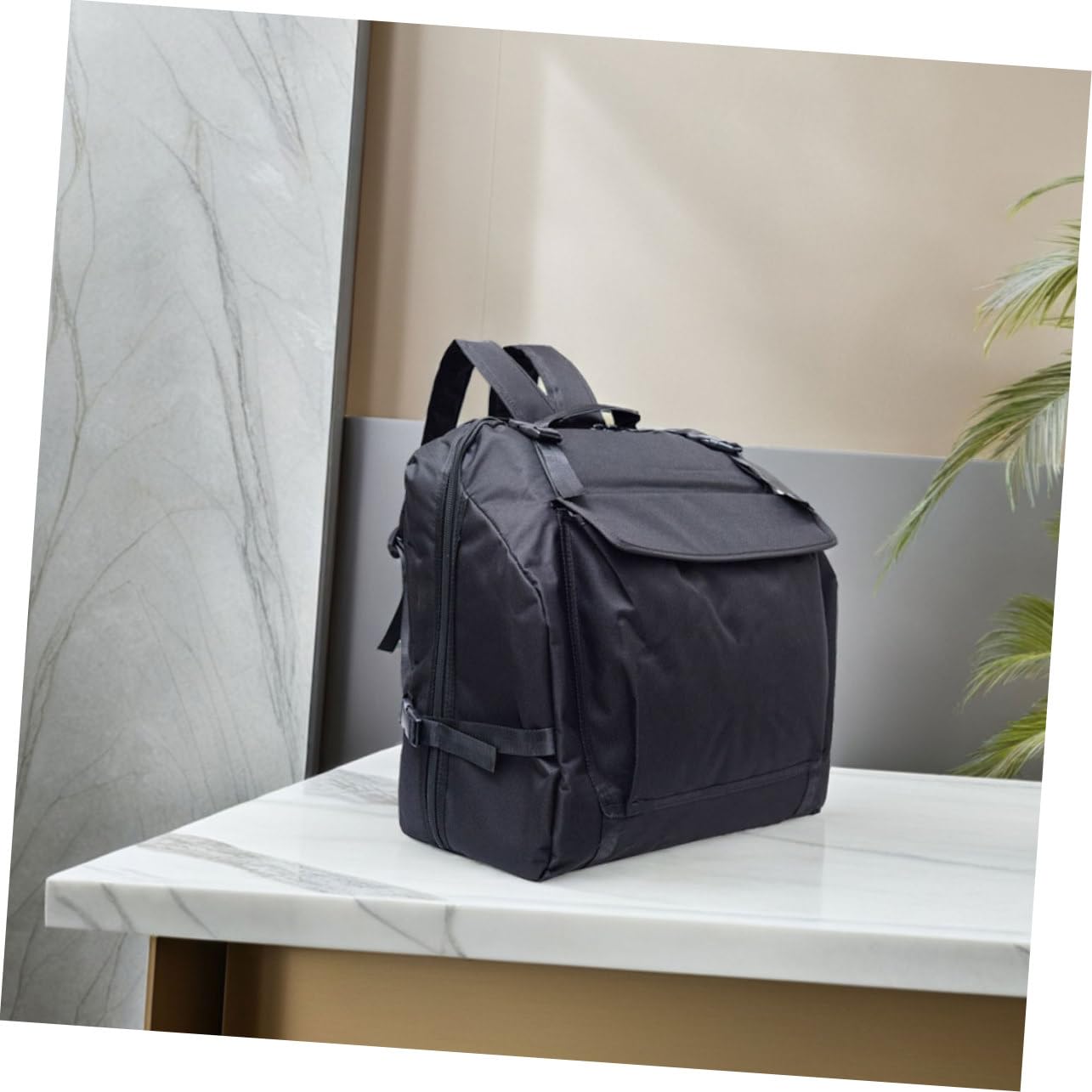minkissy Bolsa De Almacenamiento Para Acordeón Bajos Ligera Con Asas Ergonómicas y Correas Ajustables Estuche Con Amplio Espacio Para Músicos Protección Práctica Negra