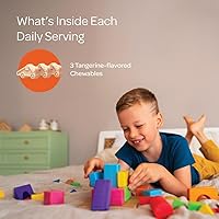 Vista 5 de Orthomol Immun Junior C Plus, multivitamínico para niños, sabor a mandarina, suministro para 30 días