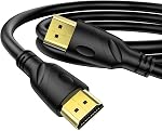 4K HDMI Cable 25ft Ultra High Speed HDMI 2.0 Cord 4K@60Hz 18gbps, Gold Plated Connector,Ethernet Audio Video Return,Compatible for 1080p 3D HDTV PC Xbox Arc Laptop PS3/4/5/9 etc