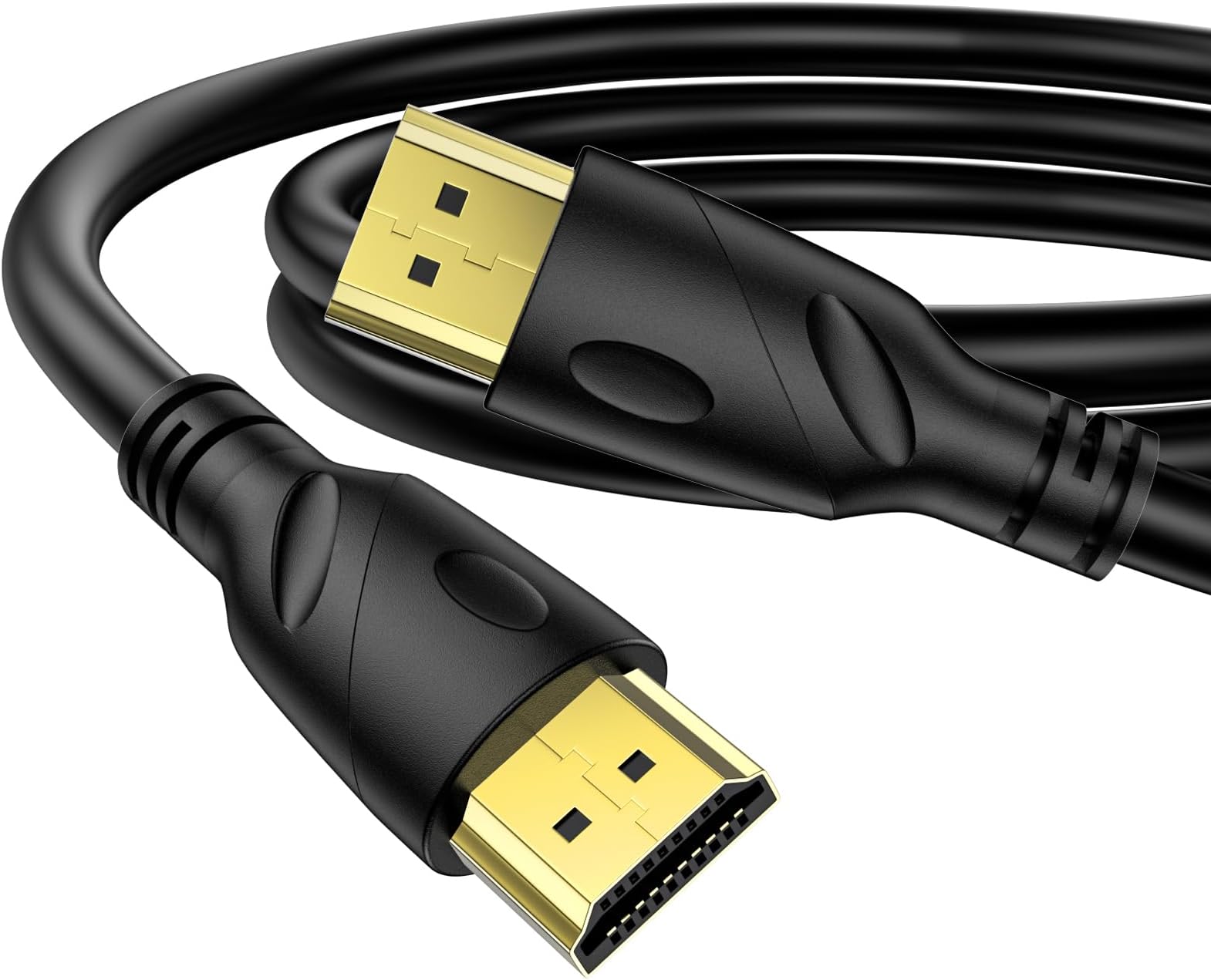 8K HDMI Cable 6ft, 48Gbps Ultra High Speed HDMI 2.1 Cord,Gold Plated Connectors, Supports 8K@60Hz & 4K@120Hz,eARC, HDR, 3D,Compatible with PS5, Xbox Series X/S, Soundbar, 4K TV, Blu-Ray Player
