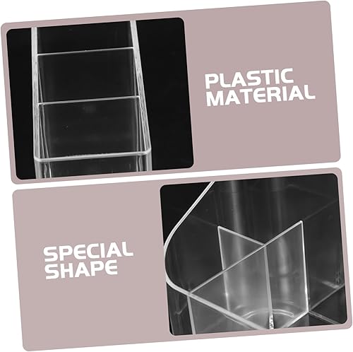 Miniatura 3 de Cabilock Soporte para brochas de maquillaje, organizador de maquillaje pequeño para cosméticos, caja de pinceles, lápiz labial, cuidado de la piel,